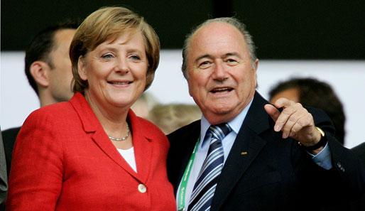 Angela Merkel unterstütze das DFB-Team bereits bei der Weltmeisterschaft 2006