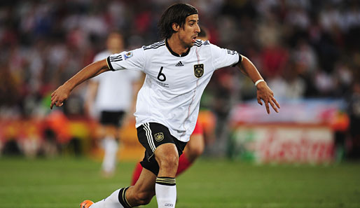 Bei der Weltmeisterschaft 2010 bestritt Sami Khedira alle sieben Spiele für Deutschland