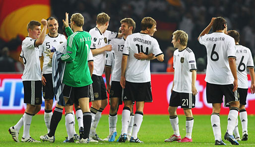 Mit vier Siegen in Folge führt die DFB-Elf die Gruppe A in der EM-Qualifikation an