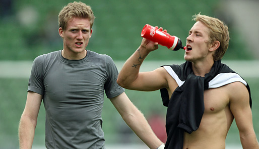 Das Mainzer Duo Andre Schürrle (l.) und Lewis Holtby mischt derzeit die Bundesliga auf