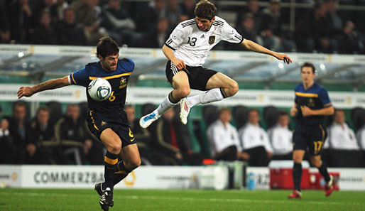 Das deutsche Team kam gegen Australien häufig einen Schritt zu spät