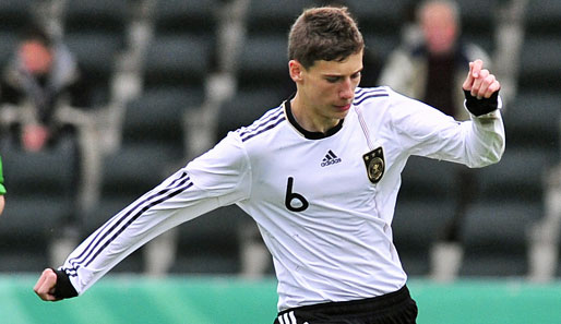 Leon Goretzka traf für Deutschlands U 16 gegen Rumänien