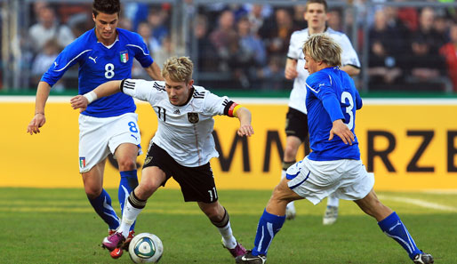 Lewis Holtby traf gegen die U-21-Auswahl Italiens doppelt