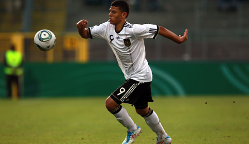 Shawn Parker markierte das 1:0 für die deutsche U-19-Nationalmannschaft gegen Ägypten