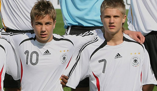Ausnahmen, nicht die Regel: Mario Götze und Alexander Merkel werden seit U 15 vom DFB gefördert