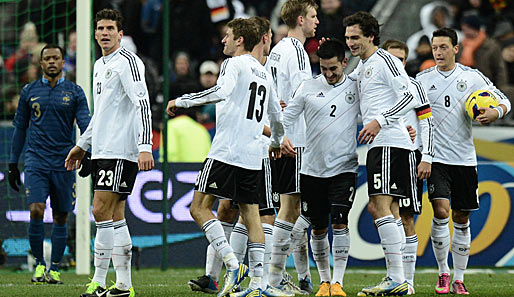 Die deutsche Nationalmannschaft hat erstmals seit 1987 wieder gegen Frankreich gewonnen