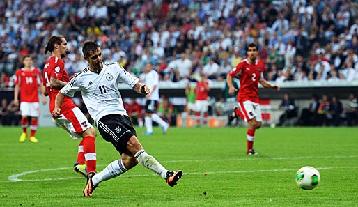 Miroslav Klose erzielte gegen Österreich sein 68. Länderspieltor
