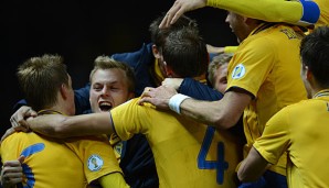 Beim Hinspiel gab es eine spektakuläre Aufholjagd der Schweden zu bestaunen