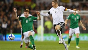 Comeback: Nach acht Monaten läuft Bastian Schweinsteiger mal wieder für das DFB-Team auf