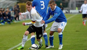 Maximilian Arnold spielte am Donnerstag noch für die U 20 gegen Italien