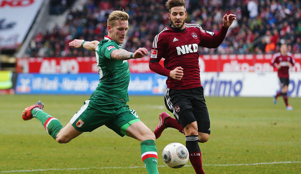 Andre Hahn erzielte in der laufenden Saison zehn Tore für den FC Augsburg