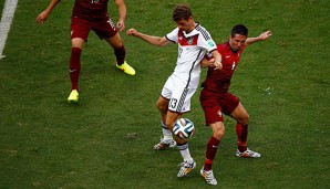 In Salvador siegte Deutschland mit 4:0, Thomas Müller glänzte als dreifacher Torschütze