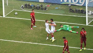 Schon wieder drin: Thomas Müller bejubelte gegen Portugal seine WM-Treffer sechs bis acht