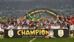 Mit dem Gewinn des Weltpokals steht Deutschland auch wieder an der Spitze der Weltrangliste