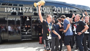 Mit dem WM-Titel in Brasilien krönte Philipp Lahm seine DFB-Karriere