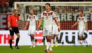 Mario Gomez erwischte einen unglücklichen Tag beim Länderspiel