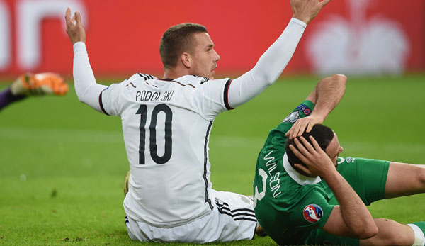 Auch die Einwechslung Podolskis brachte der DFB-Elf nicht den gewünschten Schwung