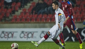 Leonardo Bittencourt und die deutsche U21 kam in Tschechien nicht über ein 1:1 hinaus