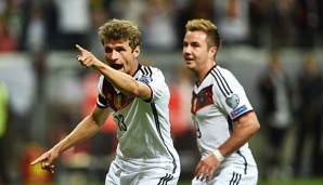 Thomas Müller und Mario Götze erzielten die Tore für die DFB-Elf