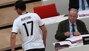 Sven Petke von der CDU trug im Potsdamer Landtag ein Trikot von Jerome Boateng