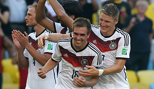 Philipp Lahm und Bastian Schweinsteiger wurden in Brasilien gemeinsam Weltmeister