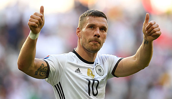 Lukas Podolski ist mit 48 Treffern viertbester Torschütze der DFB-Geschichte