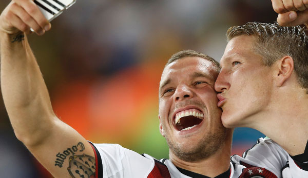 Lukas Podolski absolvierte für das DFB-Team 129 Spiele und erzielte dabei 48 Treffer