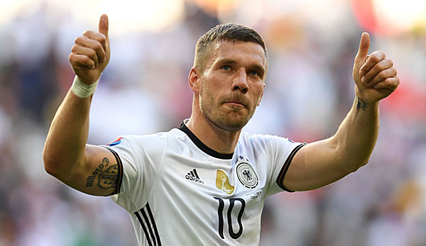 Lukas Podolski kam bei der EM lediglich gegen Nordirland (1:0) zum Einsatz