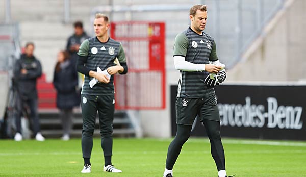 Manuel Neuer und Marc-Andre ter Stegen im Dress des DFB-Teams