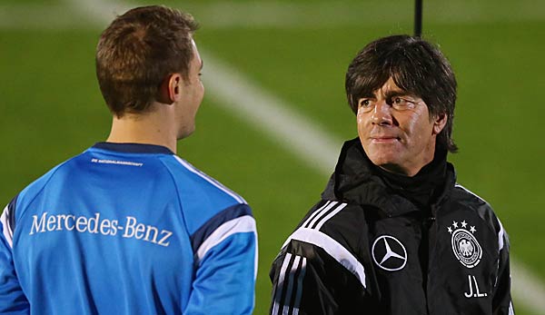 Joachim Löw ist bezüglich Manuel Neuers WM-Einsatz optimistisch.