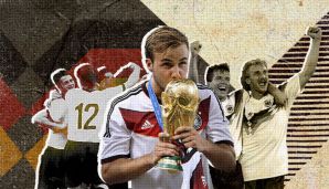Deutschland wurde 1954, 1974, 1990 und 2014 Weltmeister.