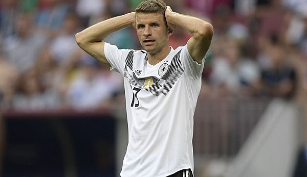 Thomas Müller gab gegen Mexiko keinen Torschuss ab.