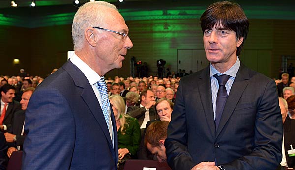 Franz Beckenbauer hat sich zu Joachim Löw geäußert.