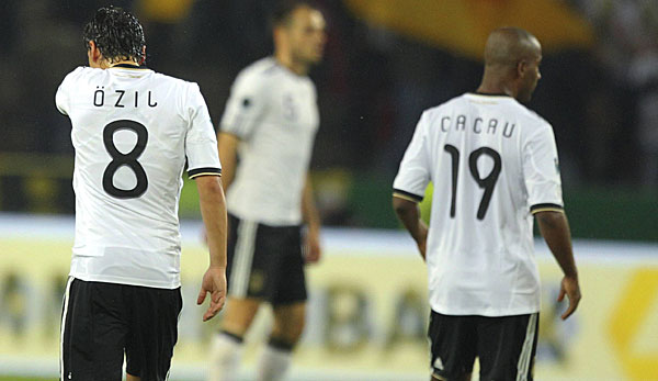 Mesut Özil und Cacau bestritten in der deutschen Nationalelf zehn Spiele zusammen.