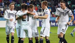 Das DFB-Team gewann mit 3:0 gegen Estland.