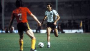 EINGEWECHSELT: BERNHARD CULLMANN. Der Weltmeister von 1974 ersetzte im Finale ab der 55. Minute Briegel. Trat nach der EM ab. Nach dem Karriereende 1983 war er bei einer Sportartikelfirma angestellt, im Anschluss zudem Funktionär beim 1. FC Köln.