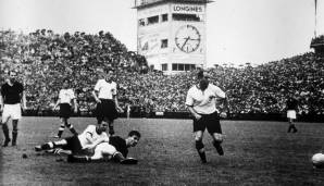 PLATZ 4: 3:8 gegen Ungarn - 20. Juni 1954 – WM-Gruppenspiel in Basel