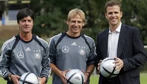 Joachim Löw, Jürgen Klinsmann und Oliver Bierhoff übernahmen beim DFB nach der EM 2004.
