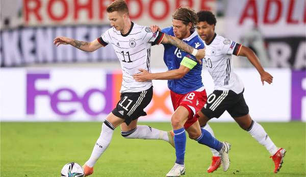 Im Hinspiel gewann die deutsche Nationalelf glanzlos mit 2:0 gegen Liechtenstein.