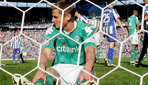 Markus Rosenberg spielt seit der Saison 2006/2007 für Werder Bremen
