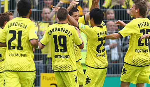 Borussia Dortmund steht in der 2. Runde des DFB-Pokals