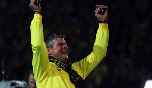 Norbert Dickel möchte gegen Bayern das erste Double der Dortmunder Vereinsgeschichte feiern