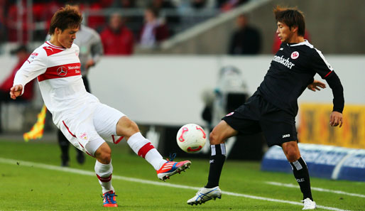 Gotoku Sakai (l.) droht im DFB-Pokal gegen St. Pauli auszufallen