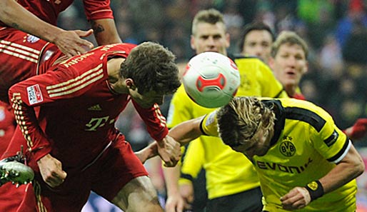 In der Bundesliga-Hinrunde trennten sich Bayern und Dortmund 1:1