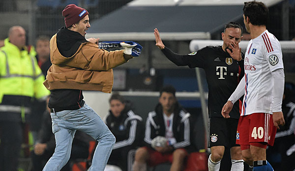 Franck Ribery ließ sich von der Attacke nicht verunsichern