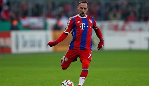 Franck Ribéry wird am Mittwoch gegen Leverkusen nicht spielen können