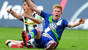 Kevin de Bruyne (r.) soll für das Pokal-Halbfinale in Bielefeld fitgespritzt werden