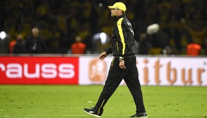 Jürgen Klopp musste in seinem letzten Spiel als BVB-Trainer eine Niederlage hinnehmen
