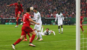 Thomas Müller köpfte den FC Bayern in der 30. Minute in Führung