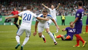 Die Sportfreunde Lotte gingen gegen Werder zweimal in Führung
